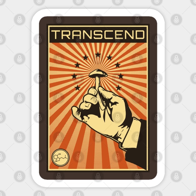 Transcend Sticker by Artpunk101